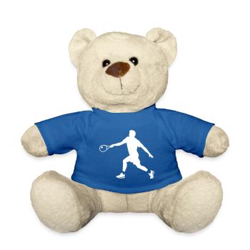 Tennis Spieler Silhouette - Teddy - Königsblau - Vorne