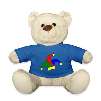 Fool's Cap - Teddy Bear - royal blue - Front