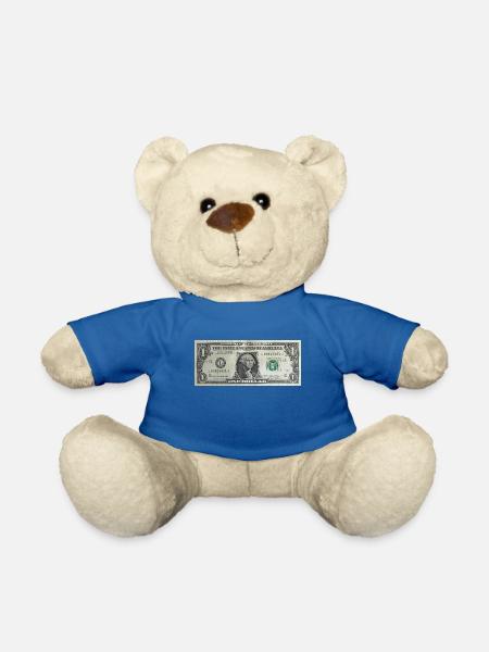 dollar - Nounours - bleu roi