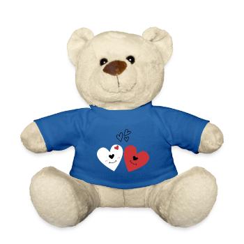 2hearts in love - Teddy - Königsblau - Vorne
