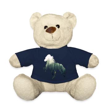 Icelandic horse Forest - Teddy Bear - french navy - Front
