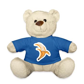 Banana - Teddy Bear - royal blue - Front