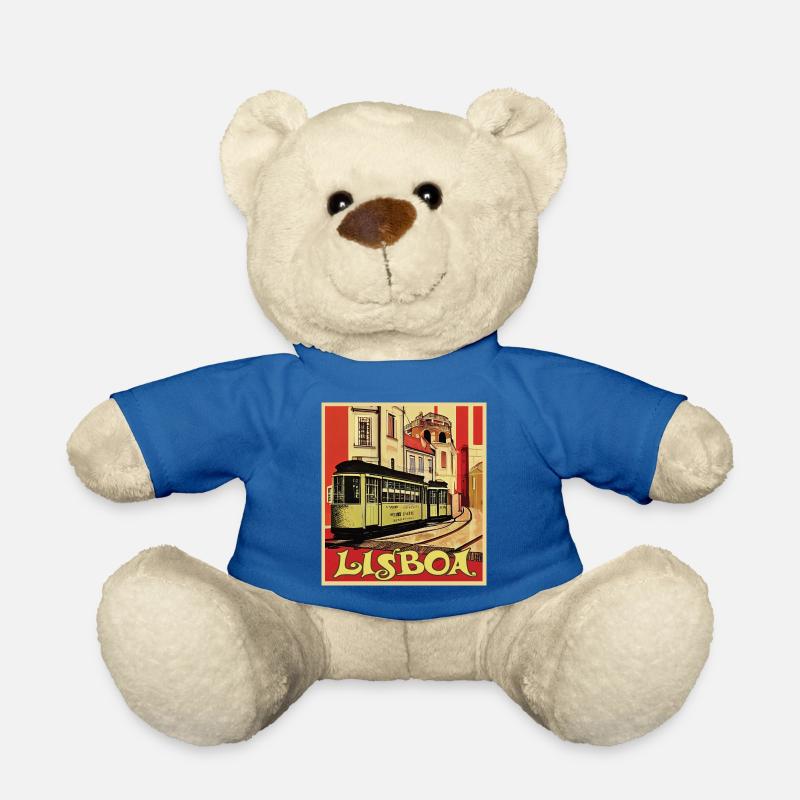 Lisboa Tram - Teddy Bear - royal blue