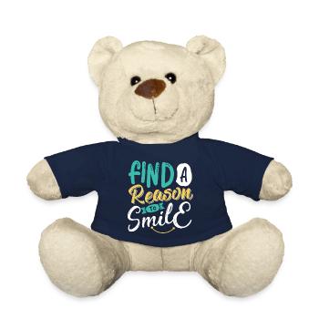Finde einen Grund zu lächeln - Teddy - French Navy - Vorne