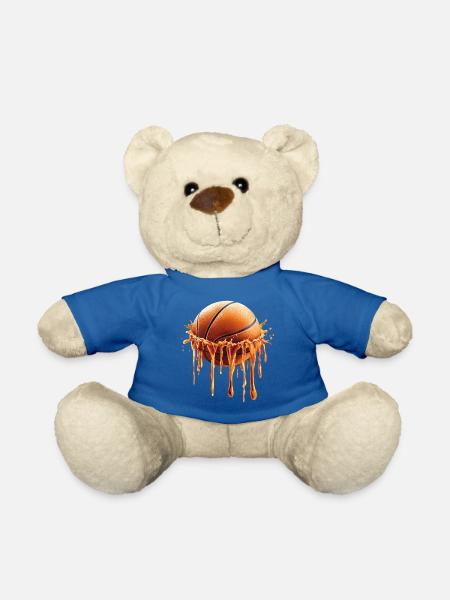 Basketball tropfend - Teddy - Königsblau