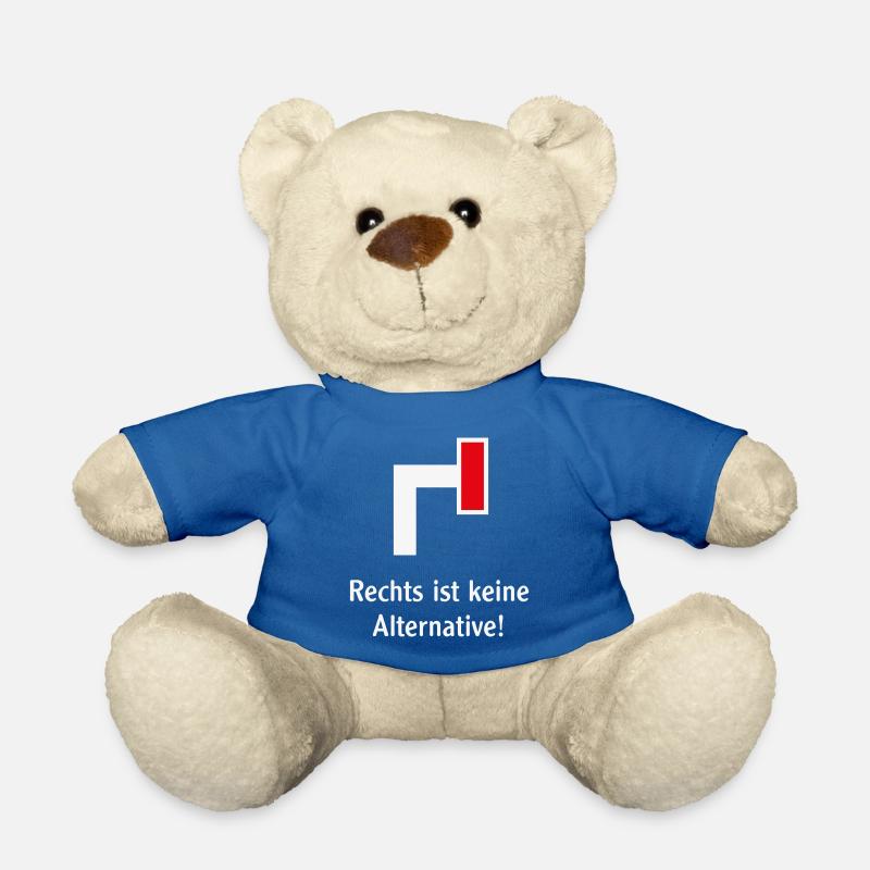 Rechts Ist Keine Alternative! (Gegen Rechts / V1) - Teddy - Königsblau