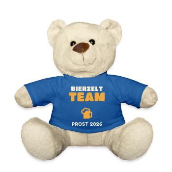 Bierzelt Team 2026 Volksfest Prost Tracht Dirndl - Teddy - Königsblau - Vorne
