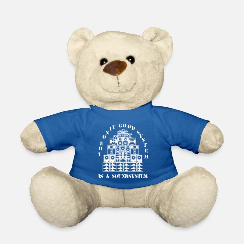 The only good system is a sound system - Teddy Bear - royal blue