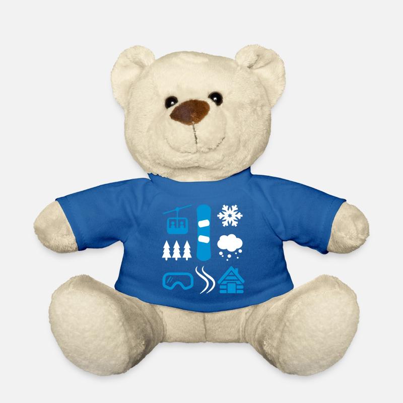 snowboard - Teddy - Königsblau