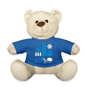 SKI - Nounours - bleu roi - Devant