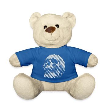 Subtiler Schädel - Teddy - Königsblau - Vorne