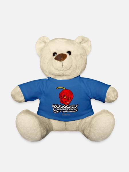 Chili Design für echte Chiliheads - Teddy - Königsblau