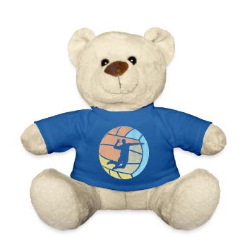 Volleyball Volleyball Vintage - Nounours - bleu roi - Devant