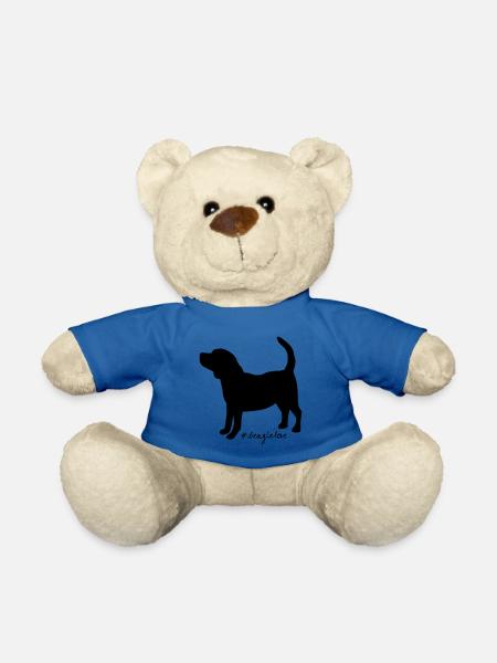 amour beagle - Nounours - bleu roi