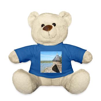 Le mont Merveille et sa tour - Nounours - bleu roi - Devant
