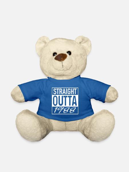 Droit OUTTA 1988 - Nounours - bleu roi