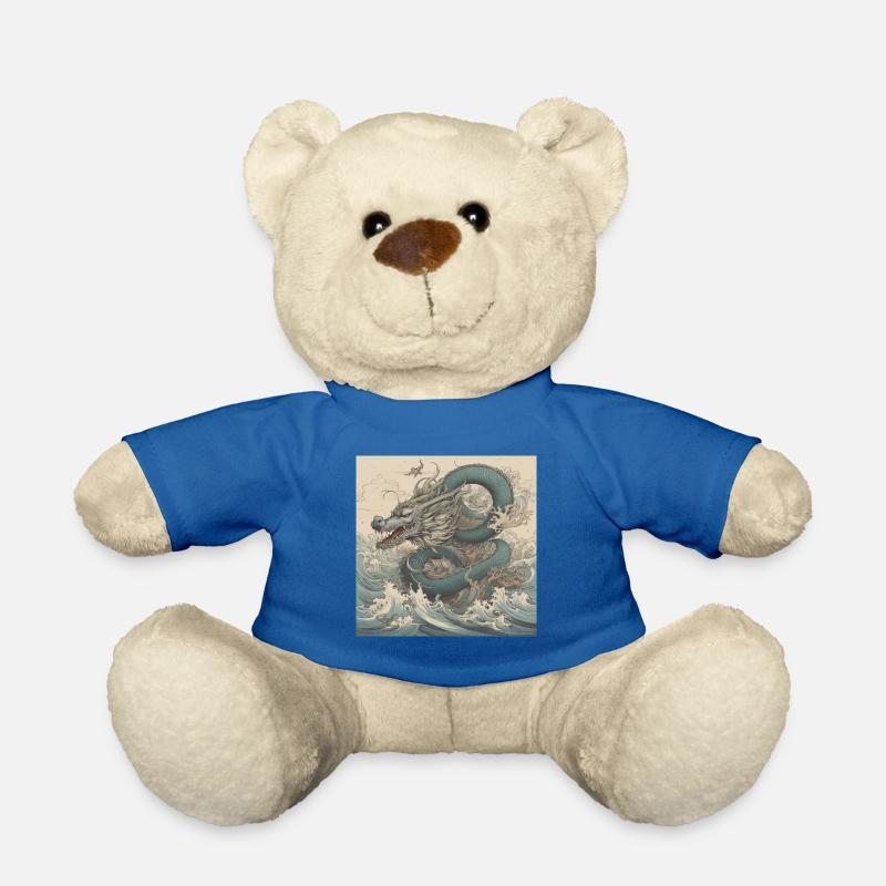 Drache - Teddy - Königsblau