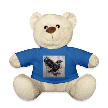 Raven - Teddy Bear - royal blue - Front