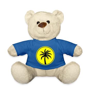 Palm Tree Holiday Plage - Nounours - bleu roi - Devant