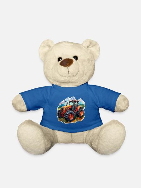 Traktor - Teddy - Königsblau