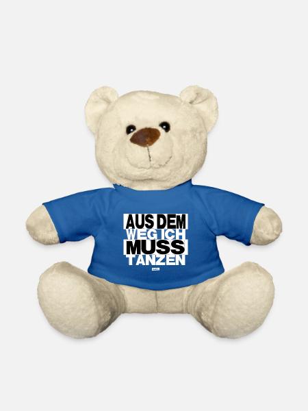 Aus Dem Weg Ich Muss Tanzen HARIZ Sprüche Männer G - Teddy - Königsblau