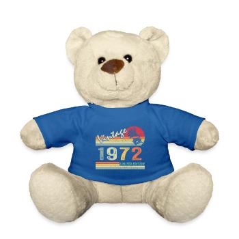 Vintage Grammophon 50. Geburtstag 1972 50 Jahre alt - Teddy - Königsblau - Vorne