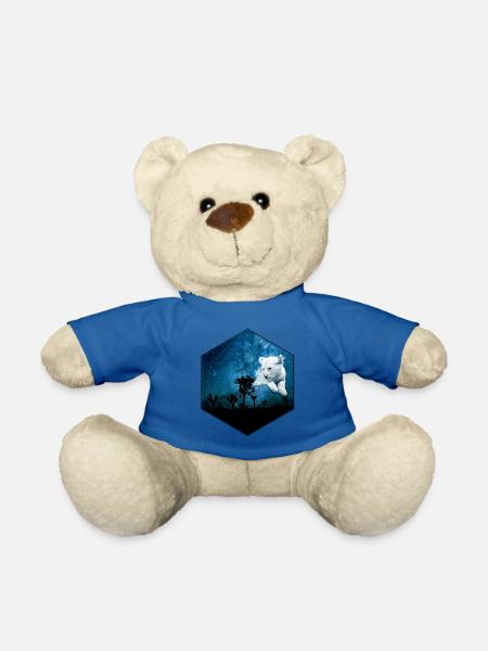 lionceau - Nounours - bleu roi