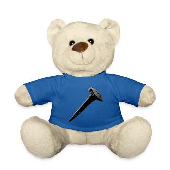 clou - Nounours - bleu roi - Devant