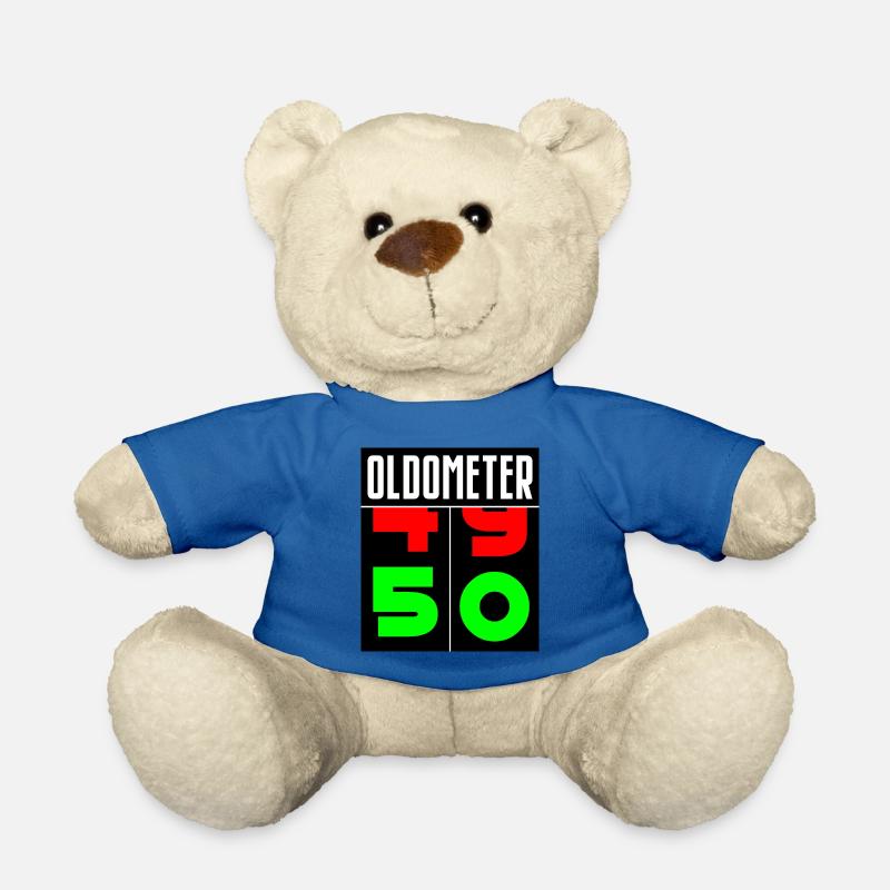 Oldometer 50. Geburtstag - Teddy - Königsblau