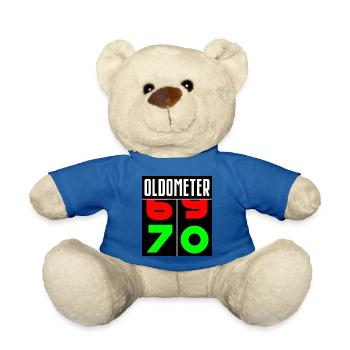 Oldometer 70e anniversaire - Nounours - bleu roi - Devant