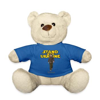 Ukraine Stand with Ukraine - Teddy - Königsblau - Vorne