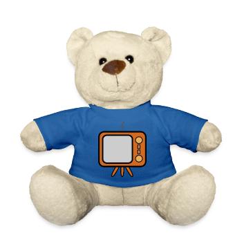 TV Vintage - Teddy Bear - royal blue - Front
