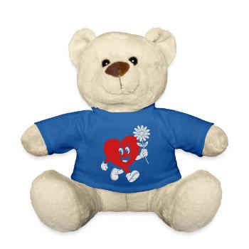 Herzheld mit Daisy - Teddy - Königsblau - Vorne