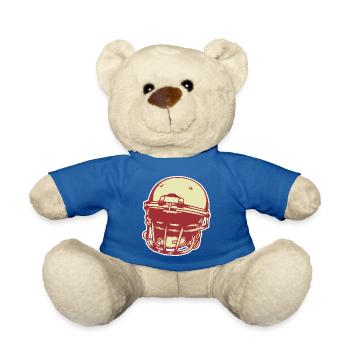 American Football Helm - Teddy - Königsblau - Vorne