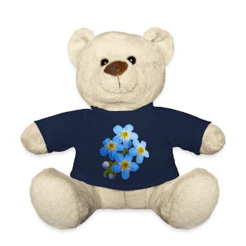 Das Sumpf-vergiss-mein-nicht ist ein Blickfang - Teddy - French Navy - Vorne