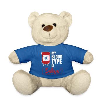 Salsa Gift Latin Dance Dancing Dancer Reggaeton - Teddy Bear - royal blue - Front