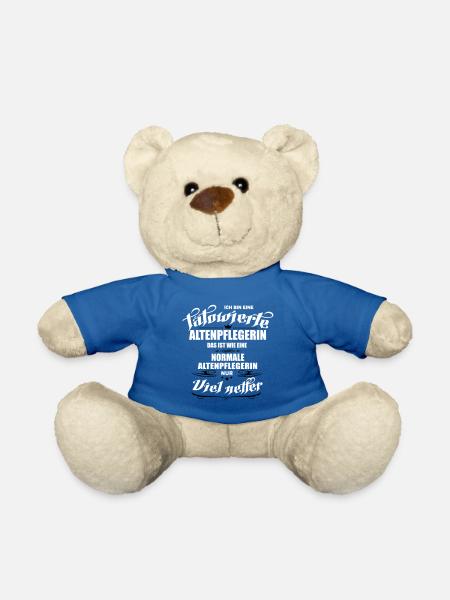 Tätowierte Altenpflegerin ist netter! - Teddy - Königsblau