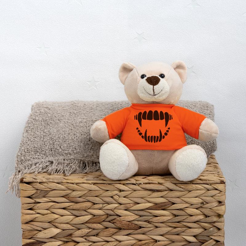 Vampire Teeth Design Teddy Bear