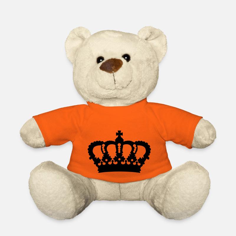 Krone König Königin Prinz Prinzessin Royal - Teddy - Goldorange
