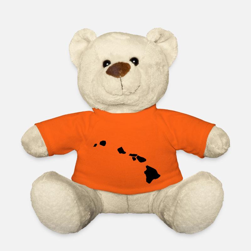 Hawaii - Nounours - orange doré