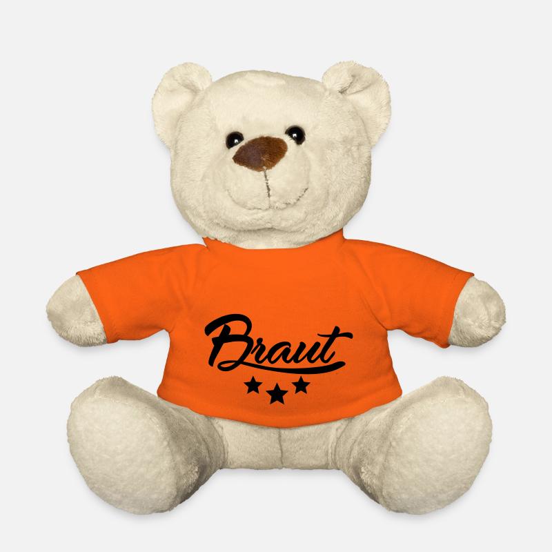 Braut Sterne - Teddy - Goldorange