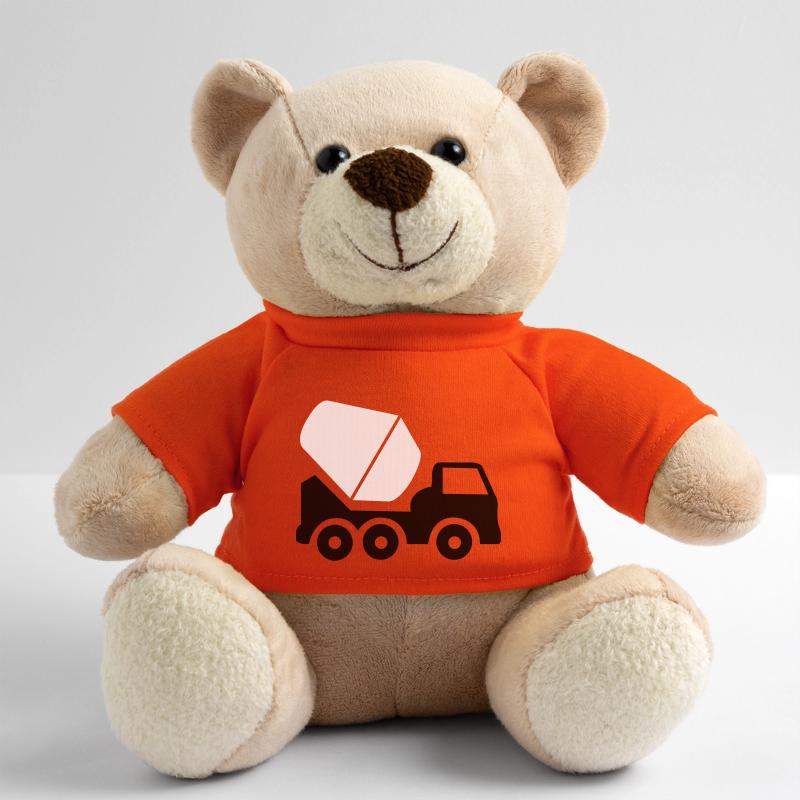 Construction work excavator vehicle Teddy Bear