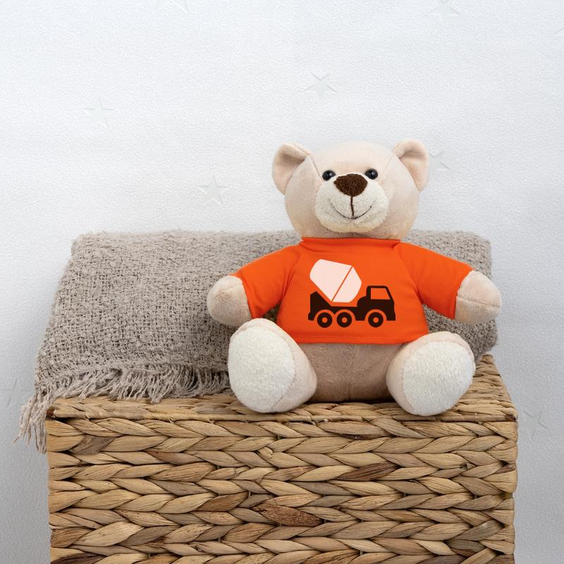 Construction work excavator vehicle Teddy Bear