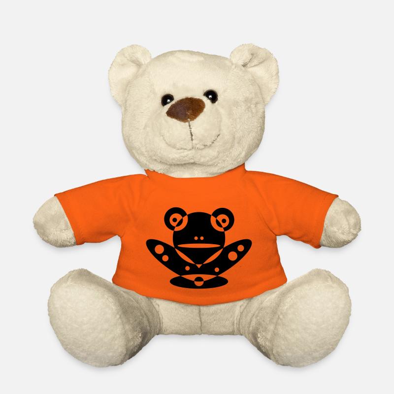 FROSCH abstrakt - Teddy - Goldorange
