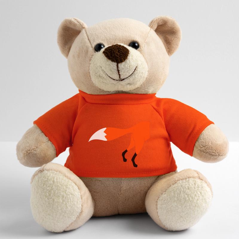 Halber Fuchs Hinterteil Hinten Hintere Hälfte Cool Teddy