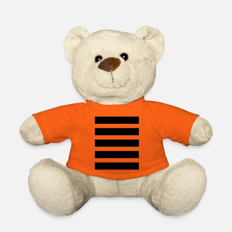 Streifen Querstreifen gestreift Biene Kostüm - Teddy - Goldorange