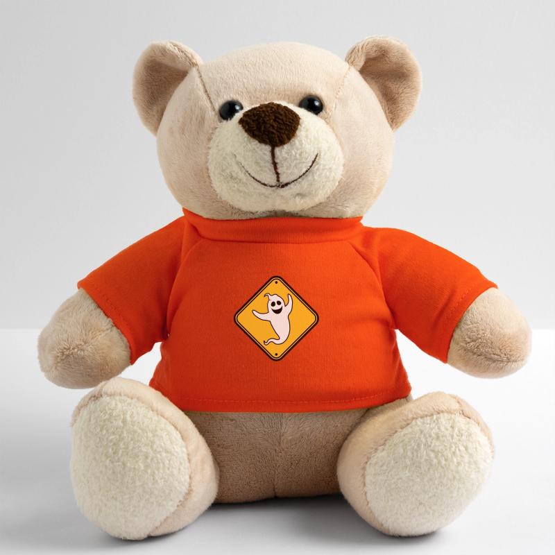 danger caution warning note danger shield vorsi Teddy Bear