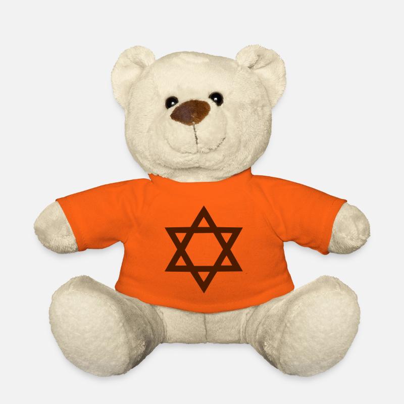 Davidstern - Teddy - Goldorange