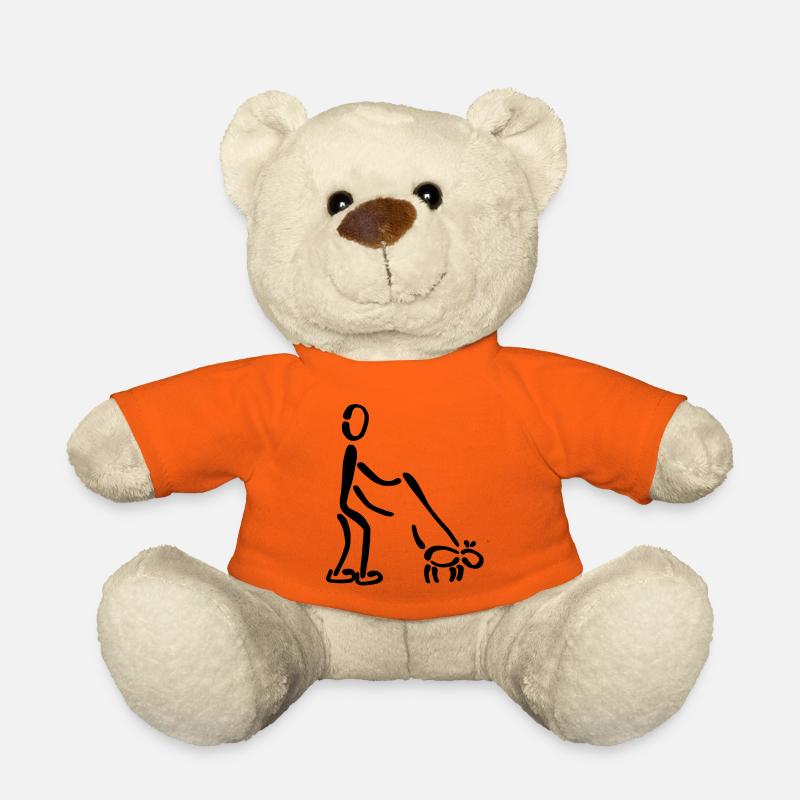 Walkies dog - Teddy Bear - golden orange
