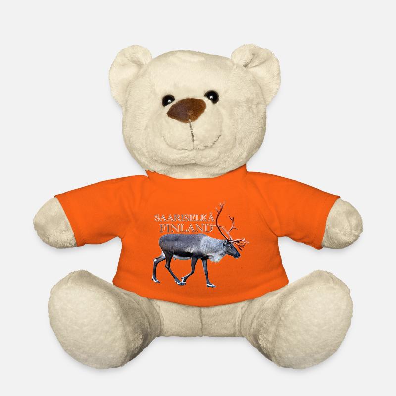 Saariselka - Teddy Bear - golden orange